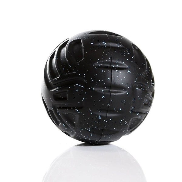Massage Ball 12cm Firm Textured Black62863860076931112