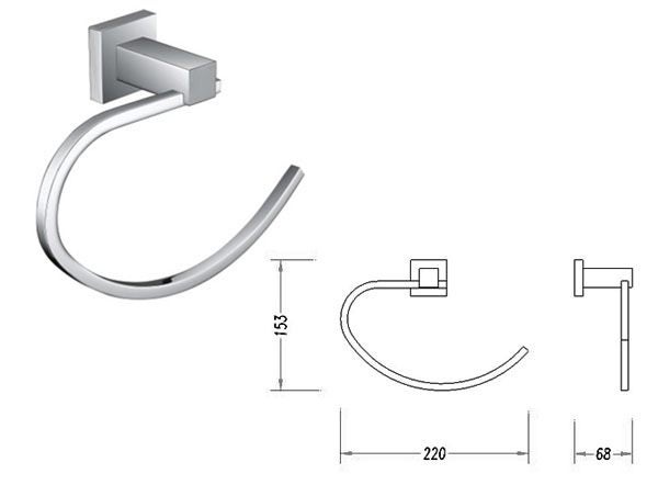 Towel Ring Modern Design Carousel 1