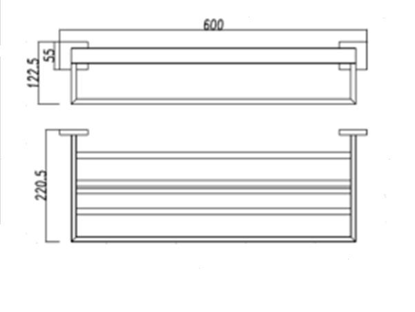 Towel Rack Square Design Carousel 3
