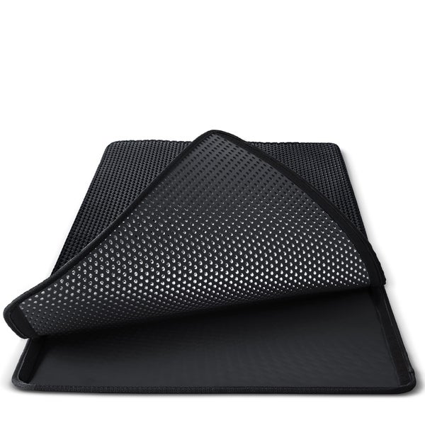 Waterproof Double layer Cat Litter Mat Trapper foldable Pad Pet Rug Home Carousel 2