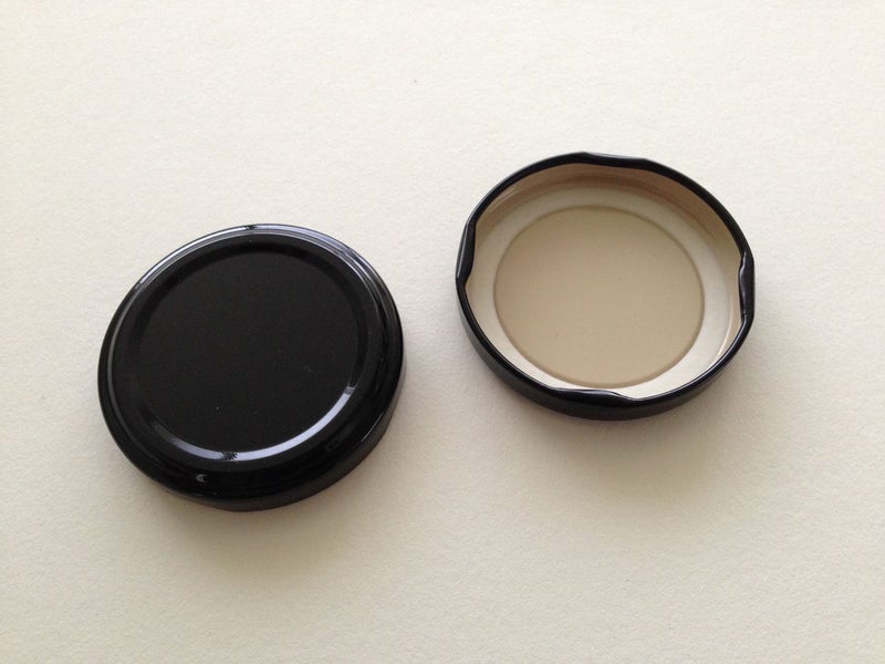 Jar Lids x10 - Twist Top 58mm BLACK or GOLD Carousel 1