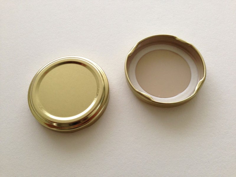 Jar Lids x10 - Twist Top 58mm BLACK or GOLD Carousel 2