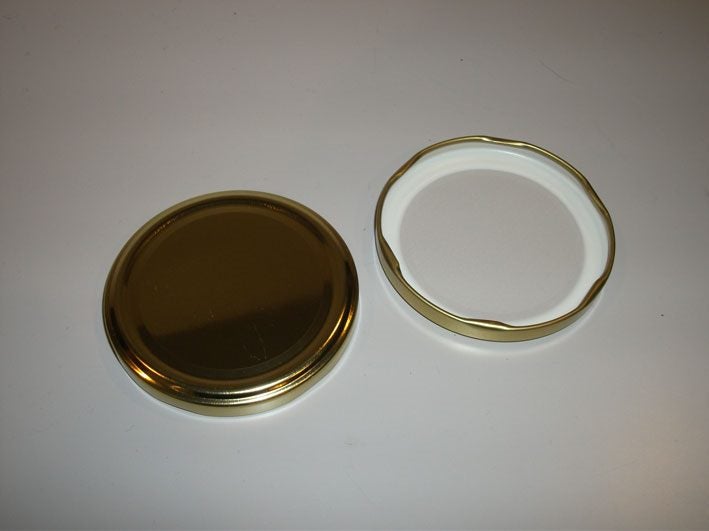 Jar Lids x10 - Twist Top 82mm BLACK or GOLD Carousel 2