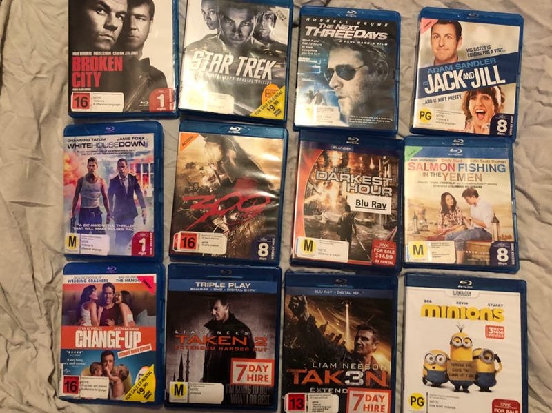Collection of Blu Ray movies Carousel 1
