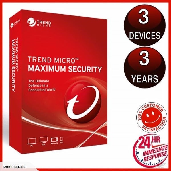 Trend Micro Maximum Security 3 Device 3 Year Carousel 2