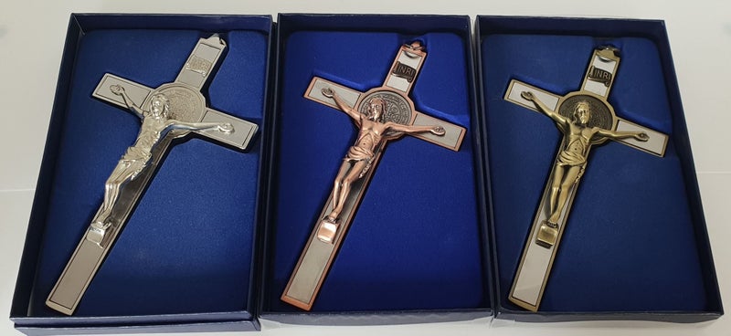 SAINT BENEDICT METALLIC CROSS Carousel 1