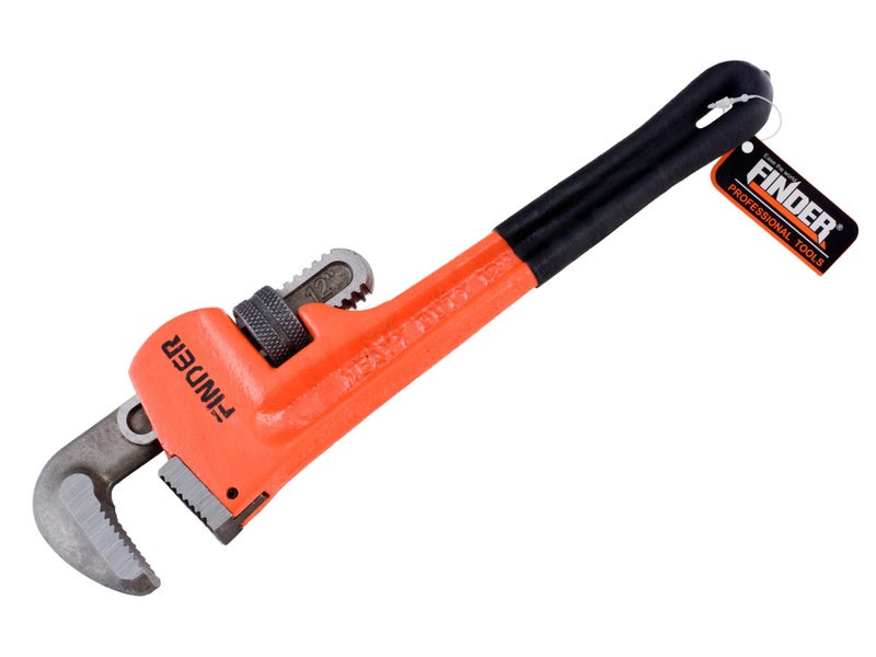 Pipe Wrench 12" Heavy Duty Rubberized Handle Carousel 1