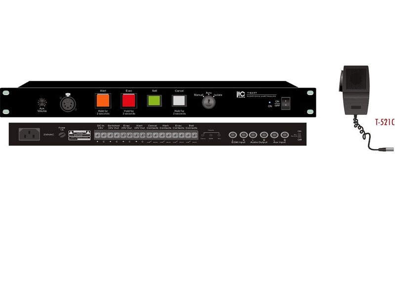 Evacuation Controller Emergency Alarm Panel T6247 (mic in picture not included) Carousel 1