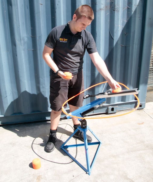 Clay Thrower - 3/4 Cock - Blue Carousel 2