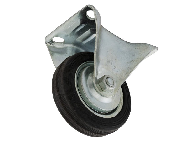 3" Fixed Castor Wheel Steel 75mm Carousel 1