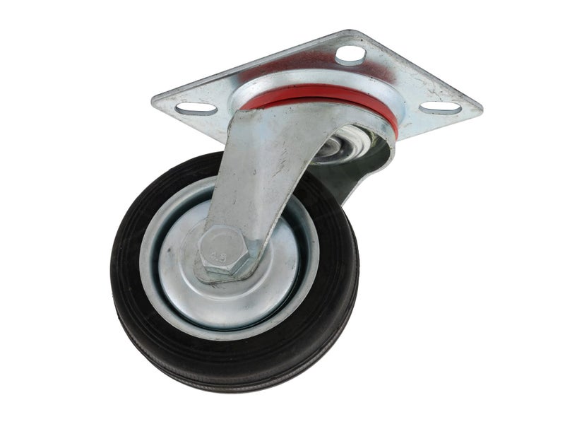 2x 3" Swivel & 3" Fixed Castor Wheels 75mm Set Carousel 2