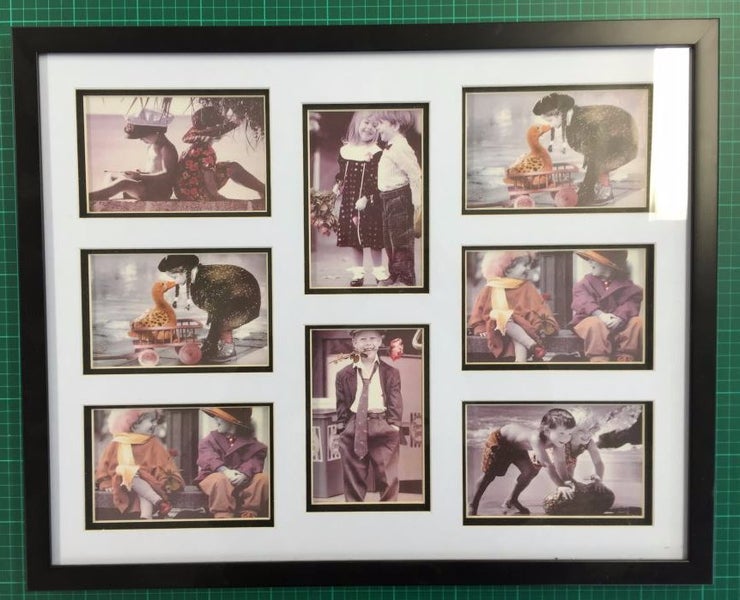 6"x4" Black Collage Frame Carousel 1