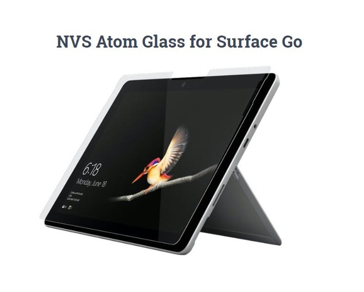 NVS Microsoft Surface Go Atom Glass Screen Protector Carousel 1