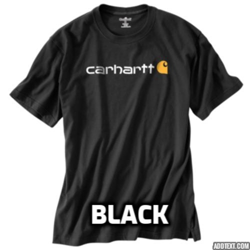 Carhartt branded Tee Shirt - 3 Colour Options - Sizes S to 2XL Carousel 1