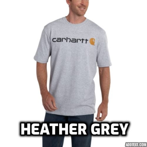 Carhartt branded Tee Shirt - 3 Colour Options - Sizes S to 2XL Carousel 2