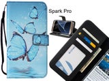Spark Pro case leather wallet case printed ID