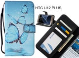 HTC U12 PLUS case leather wallet case printed ID