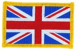 FLAG patch backpack national iron on glue embroidered applique united kingdom uk