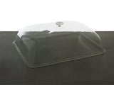 Large Domed Lid Food Cover - Clear Polycarbonate 51x36x14cm