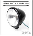 HEADLIGHT BOBBER/CHOPPER/E MARKED/