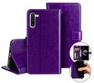 OnePlus Nord Wallet Flip Case Card Holder Stand Magnetic Cover Purple