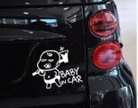 BABY ON BOARD STICKER BABY IN CAR SIGN