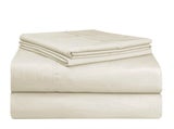 4p LUXURY COTTON 1000TC sheet set SUPER KING BEIGE