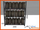 Tyre Rack Tyre Storage Freestanding Tyre Racking Storage 2x2x.5 Black