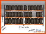 Tyre Rack Tyre Storage Freestanding Tyre Racking Storage 3.93mLx2mHx.6mD