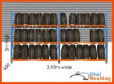 Tyre Rack Tyre Storage Freestanding Tyre Racking Storage 3.93mLx2mHx.6mD