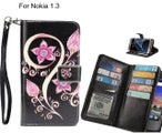 Nokia 1.3 case Multifunction wallet leather case