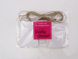1000 Pcs Rectangular Shape White Card PaperGift Tags Bonbonniere Wedding