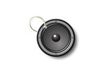Keychain keyring patch print double sided music speaker ref1