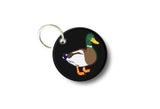 Keychain keyring patch print double sided duck ref1