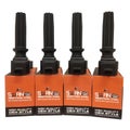 Pack of SWAN Ignition Coils &amp; NGK Spark Plugs for Ford Falcon (2.0L Turbo)