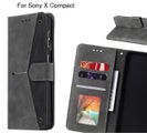 Sony X Compact Case Wallet Denim Leather Case Cover
