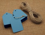 100 Pcs Gift Tags Blank Wedding Favor Tags with Free Natural Jute Twine