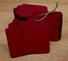 100 Pcs Gift Tags Blank Wedding Favor Tags with Free Natural Jute Twine