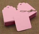 100 Pcs Gift Tags Blank Wedding Favor Tags with Free Natural Jute Twine