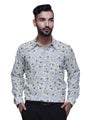 BESTMAN Slim Fit Shirts For Men Button Down Long Sleeve Printed Shirts For Boys