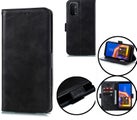 Oppo A54 5G wallet case card slot kickstand side magnet buckle charcoal