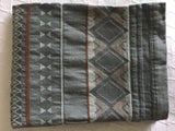 Fabulous Geometric 100% Angora Wool Extra Large Throw Blanket