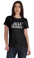 Inkmeso Womens Just Vaccinated Funny Pro-Vaccine Crew Neck T-shirt Casual