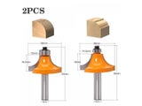 1pc 8mm Shank Round-Over Router Bits For Wood Woodworking Tool 2 Flute Endmill