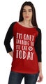 Inkmeso I'm Only Talking To My Cat Today Cute Cat Lovers Tshirt Tops For