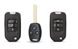 Replacement Key for Honda REMOTE KEY with Key blade cut and Programming