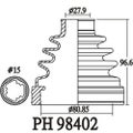 CV BOOT INNER SUITABLE FOR TOYOTA