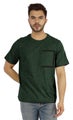 Inkmeso Men’s Round Neck T-Shirts Casual Basic Shirts Short Sleeve Patch Pocket