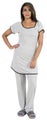 Bimba 2pc Pajama Set For Women 100% Cotton Nightwear Set Plain