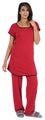 Bimba 2pc Pajama Set For Women 100% Cotton Nightwear Set Plain